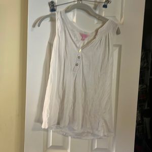 Lily Pulitzer white tank